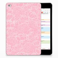 Apple iPad Mini 4 | Mini 5 (2019) | Siliconen hoesje | White Flowers