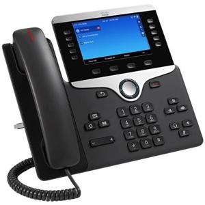 Cisco CP-8861-3PCC-K9= VoIP-systeemtelefoon Kleurendisplay Antraciet