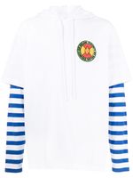 Marcelo Burlon County of Milan hoodie superposé à logo imprimé - Blanc