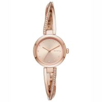 DKNY NY2831 Horloge Crosswalk staal rosekleurig 26 mm