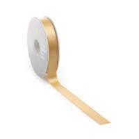 Satijnlint PREMIUM Double face 10mm x 25 meter gold