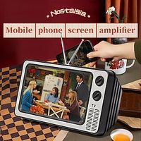 12 inch nieuwe mobiele telefoon scherm vergroot vergrootglas stand telefoon houder hd video versterker ogen bescherming retro tv box Lightinthebox - thumbnail