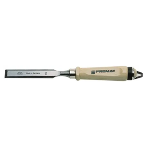 Promat Steekbeitel | snedebreedte 22 mm met klem | heft van wit beukenhout Ulm vorm | chroom-vanadiumstaal - 4000815182 4000815182