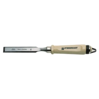 Promat Steekbeitel | snedebreedte 22 mm met klem | heft van wit beukenhout Ulm vorm | chroom-vanadiumstaal - 4000815182 4000815182