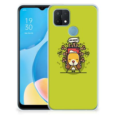 OPPO A15 Telefoonhoesje met Naam Doggy Biscuit OPPO A15 Telefoonhoesje met Naam Doggy Biscuit