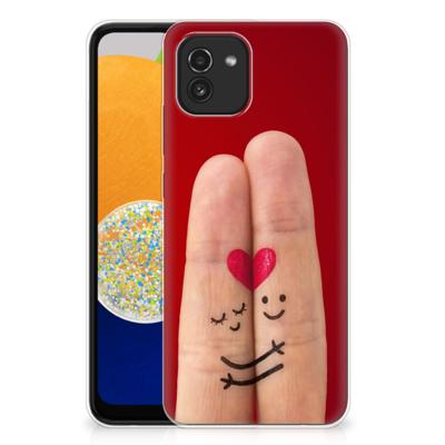 Samsung Galaxy A03 | Sillicone Back Cover | Liefde - Origineel Romantisch Cadeau