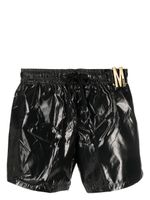 Moschino short à plaque logo - Noir Moschino short à plaque logo - Noir