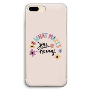 Happy days: iPhone 7 Plus Transparant Hoesje
