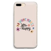 Happy days: iPhone 7 Plus Transparant Hoesje