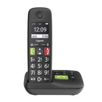 Gigaset E290A DECT/GAP Draadloze DECT-telefoon Compatibel voor hoorapparatuur, Antwoordapparaat, Handsfree, Babyfoon Zwart - thumbnail