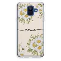 Daisies: Samsung Galaxy A6 (2018) Transparant Hoesje