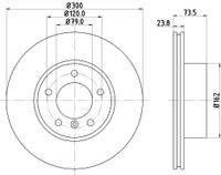 Remschijf 8DD355128421