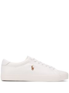 Polo Ralph Lauren low top contrast logo sneakers - Blanc