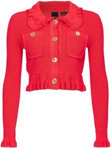 PINKO manteau à col claudine - Rouge