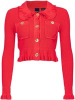 PINKO manteau à col claudine - Rouge