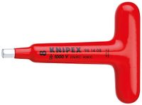 Knipex 981408 Schroevendraaier voor binnenzeskantschroeven | met T-greep | 120 mm | 8 mm | VDE - 981408