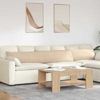 VidaXL Sofa kussens 2 stuks crème 200 x 40 cm stof