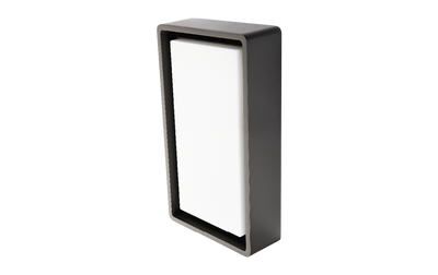 SG Frame 8W 670 lumen 3000K buitenlamp kleur zwart met schemerschakelaar 605552 slagvast