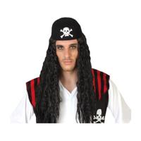 Pruik Zwart Piraat