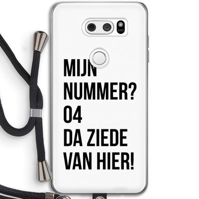 Da ziede van hier: LG V30 Transparant Hoesje met koord