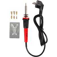 Houtbranden Set, afm 19x3 cm, EU, zwart, rood, 1 stuk