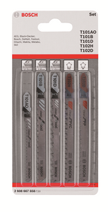 Bosch Accessoires Set T-Shank (Wood/Plastics) - 2608667858