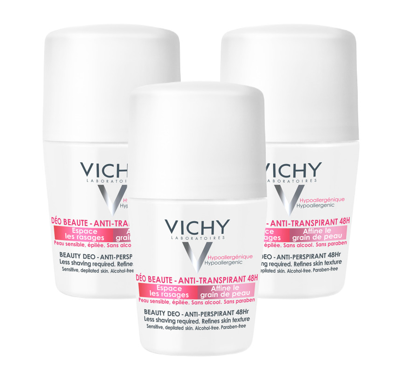 Vichy Deo Roller Beauty Anti-Transpirant 48h Multiverpakking