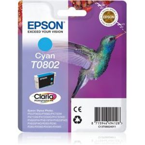 Epson Singlepack Cyan T0802 Claria Photographic Ink