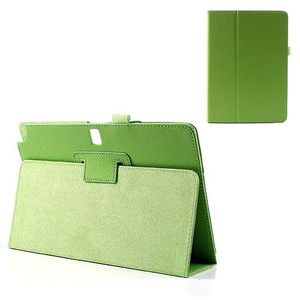 Samsung Galaxy Tab Pro 10.1 PU Leather Stand Case Hoesje Groen