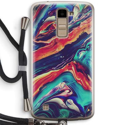 Chameleon Sun: LG K10 (2016) Transparant Hoesje met koord