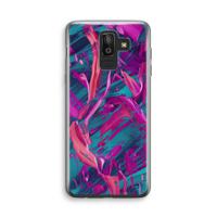 Pink Clouds: Samsung Galaxy J8 (2018) Transparant Hoesje - thumbnail