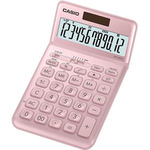 Casio JW-200SC Bureaurekenmachine Roze Aantal displayposities: 12 werkt op zonne-energie, werkt op batterijen (b x h x d) 109 x 11 x 184 mm