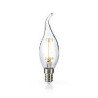 Nedis ledbfe14canft2 retro led-gloeilamp e14 kaars met gebogen punt 4,8 w 470 lm Nedis ledbfe14canft2 retro led-gloeilamp e14 kaars met gebogen punt 4,8 w 470 lm