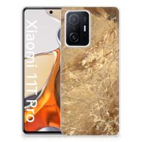 Xiaomi 11T | 11T Pro | TPU | Siliconen hoesje | Marmer Creme