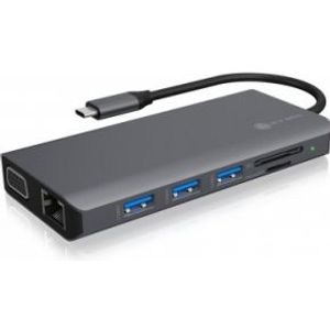 ICY BOX IB-DK4070-CPD USB Type-C Dockingstation 12 aansl.