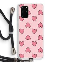Ondersteboven verliefd: Samsung Galaxy S20 Plus Transparant Hoesje met koord