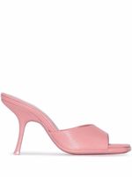 BY FAR mules Mora 90 mm en cuir - Rose - thumbnail