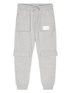 Calvin Klein Kids pantalon de jogging à logo appliqué - Gris