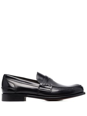 Church's mocassins Tunbridge en cuir à entaille penny - Noir