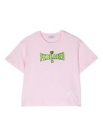 Chiara Ferragni Kids t-shirt en coton à logo brodé - Rose - thumbnail