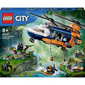 LEGO® CITY 60437 Jungleonderzoekers: helikopter bij de basis