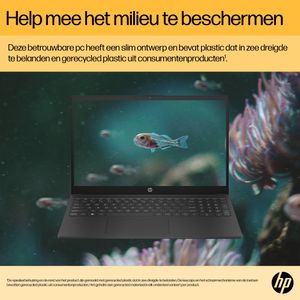 HP 15-fc0220nd AMD Ryzen™ 3 7320U Laptop 39,6 cm (15.6") Full HD 8 GB LPDDR5-SDRAM 256 GB SSD Wi-Fi 6 (802.11ax) Windows 11 Home in S mode Zilver