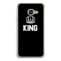 King zwart: Samsung Galaxy A3 (2016) Transparant Hoesje King zwart: Samsung Galaxy A3 (2016) Transparant Hoesje