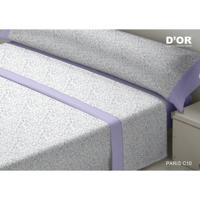 Beddengoedset D'Or PARIS Mauve Bed van 105 Franela