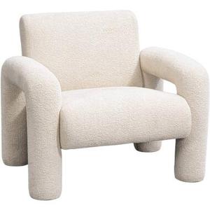 Fauteuil Puck - crème - Leen Bakker