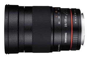 Samyang 135mm F2.0 ED UMC SLR Telelens Zwart