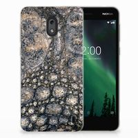 Nokia 2 TPU Hoesje Krokodillenprint