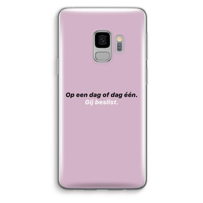 gij beslist: Samsung Galaxy S9 Transparant Hoesje
