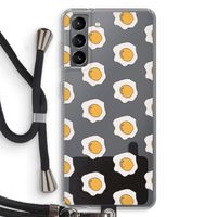 Bacon to my eggs #1: Samsung Galaxy S21 Transparant Hoesje met koord