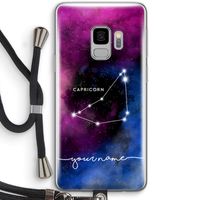 Sterrenbeeld - Donker: Samsung Galaxy S9 Transparant Hoesje met koord